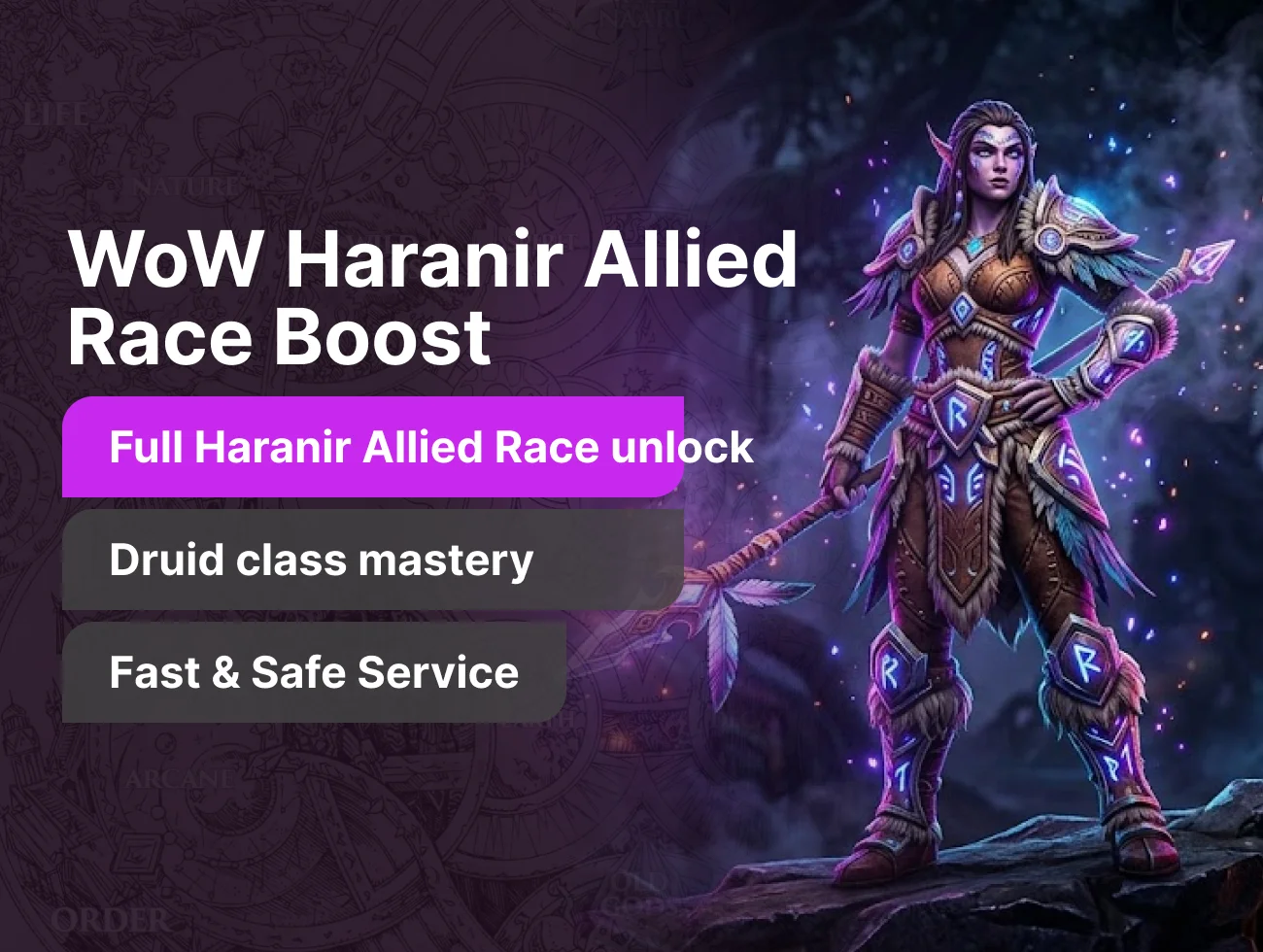 WoW Haranir Allied Race Boost